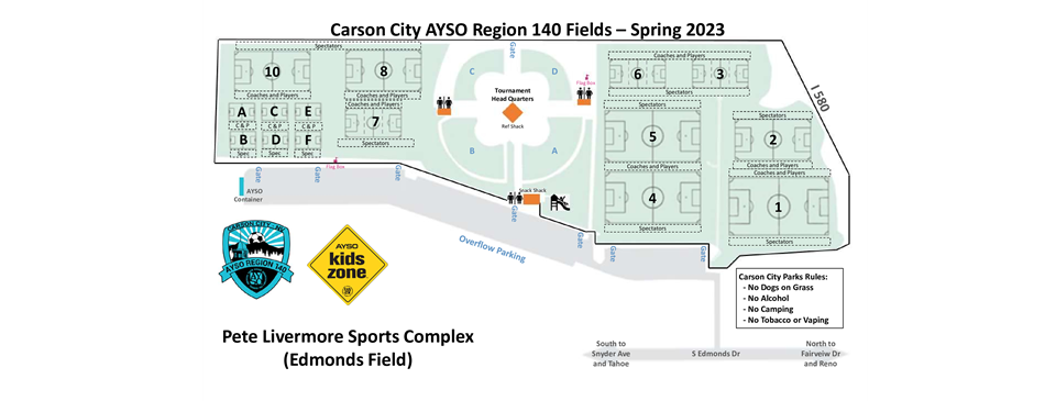 Spring 2023 Season Fields